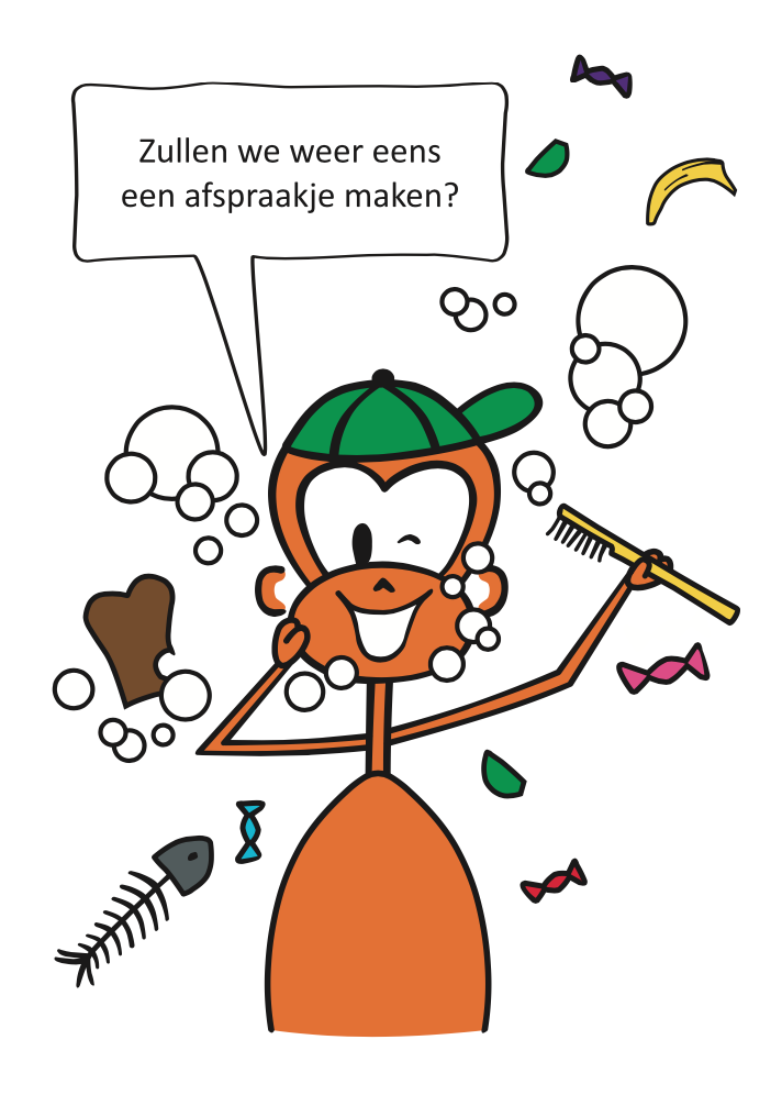 Oproepkaart: afspraakje maken? (50 stuks) (incl.BTW)