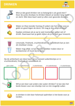 Themakaart - Drinken (50 stuks) (incl.BTW)