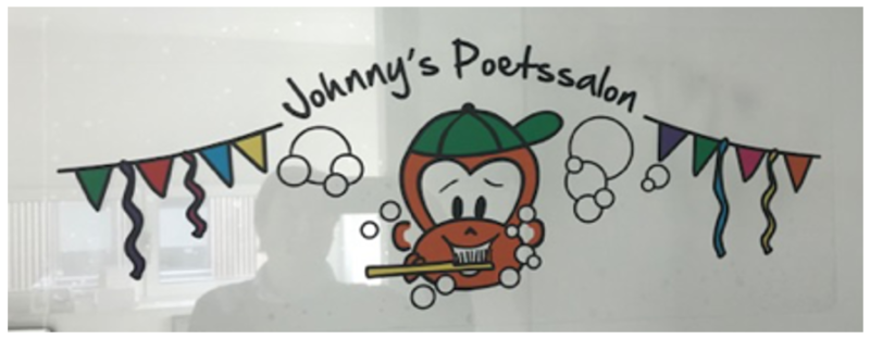 Poetssalon sticker (incl.BTW)